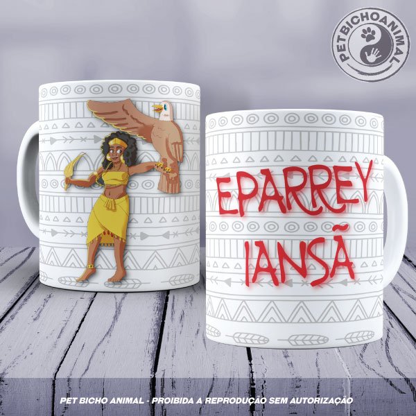 PBACAN 2012107A Caneca - Coleção Orixás e os Animais - Iansã 1