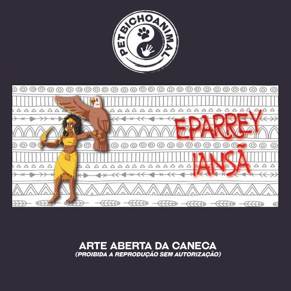 Caneca - Coleção Orixás e os Animais - Iansã 2 Caneca - Coleção Orixás e os Animais - Iansã 3