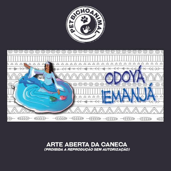 Caneca - Coleção Orixás e os Animais - Iemanjá 5 Caneca - Coleção Orixás e os Animais - Iemanjá - Imagem 3