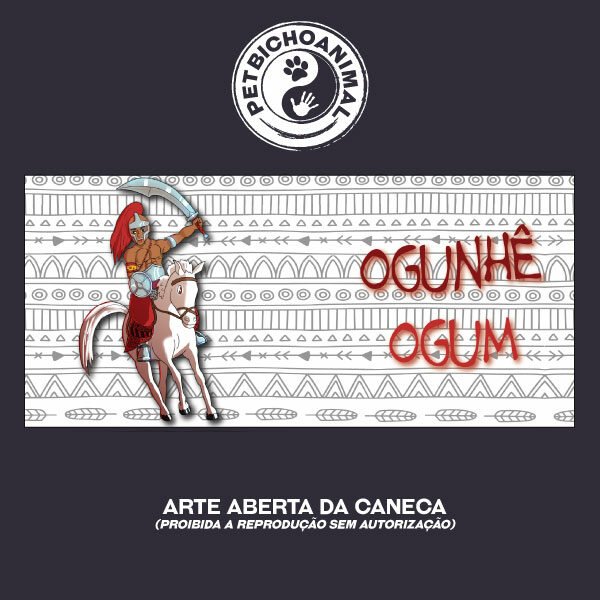 Caneca - Coleção Orixás e os Animais - Ogum - Imagem 3