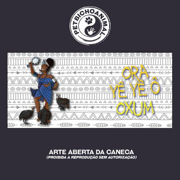 Caneca - Coleção Orixás e os Animais - Oxum 5 Caneca - Coleção Orixás e os Animais - Oxum - Imagem 3