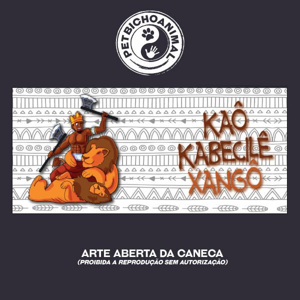 Caneca - Coleção Orixás e os Animais - Xangô 5 Caneca - Coleção Orixás e os Animais - Xangô - Imagem 3