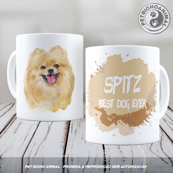 Caneca Coleção Best Dog Ever – Raça Spitz 1