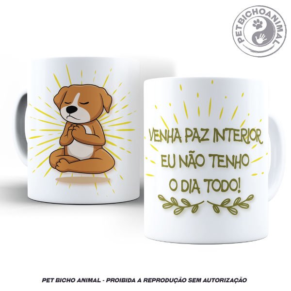 Caneca - Paz Interior 1 Caneca - Paz Interior 2