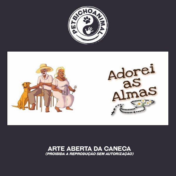 Caneca de Metal - Pretos Velhos e os Animais 5 Caneca de Metal - Pretos Velhos e os Animais - Imagem 3
