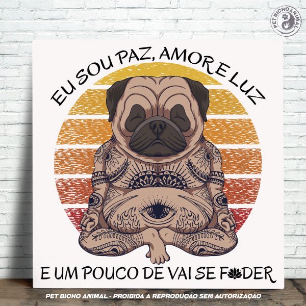 PBAAZU2103031A Azulejo Decorativo - Sou Calmo mas nem Tanto 1