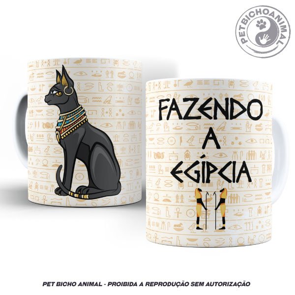 Caneca - Fazendo a Egípcia 1 Caneca - Fazendo a Egípcia 2