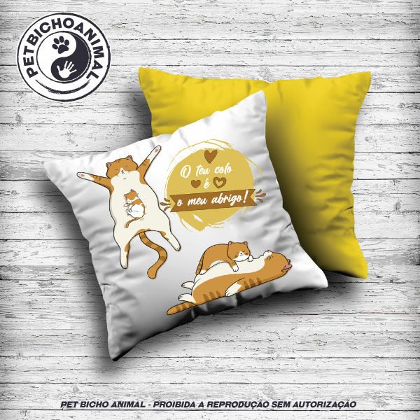Almofada Teu Colo é o Meu Abrigo