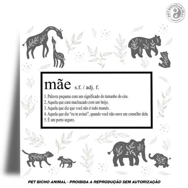 Azulejo Decorativo - Significado de Mãe 1 Azulejo Decorativo - Significado de Mãe 2