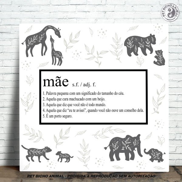 PBAALM 2104035a Azulejo Decorativo - Significado de Mãe 1