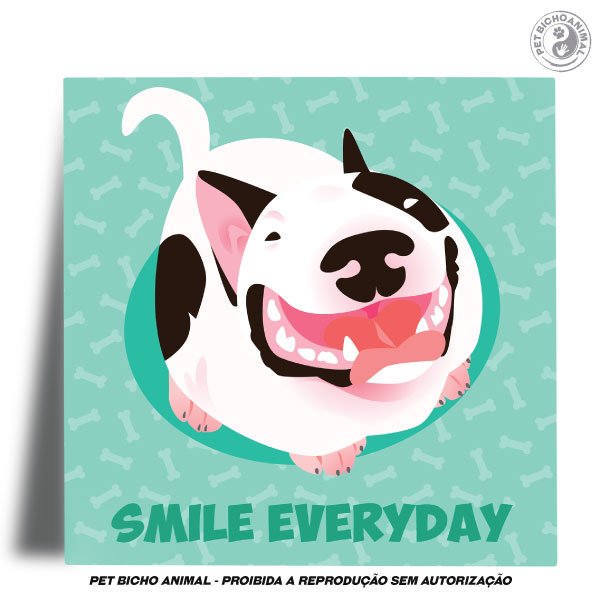 Azulejo Decorativo - Sorria! 1 Azulejo Decorativo - Sorria! 2