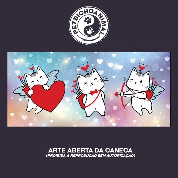 Caneca - Gatinhos Cupidos 3