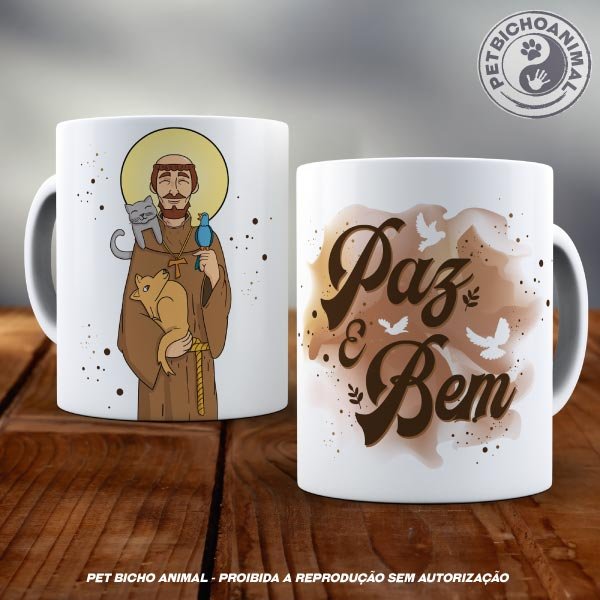 PBACAN 2105139A Caneca - Saudação Franciscana 1