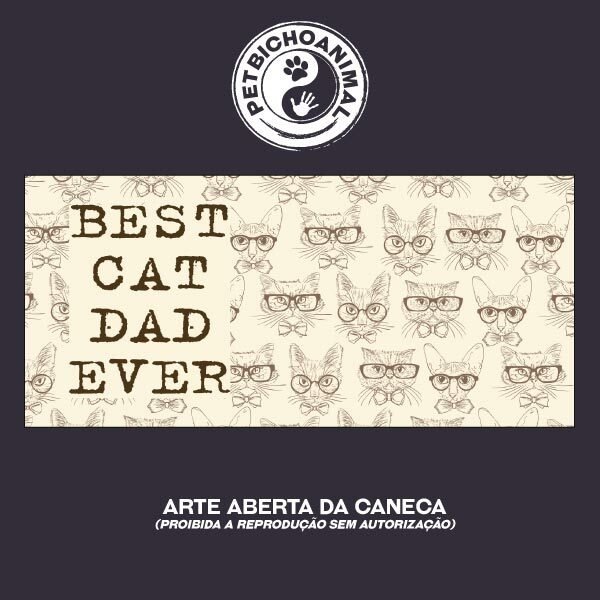Caneca - Best Cat Dad Ever 5 Caneca - Best Cat Dad Ever - Imagem 3