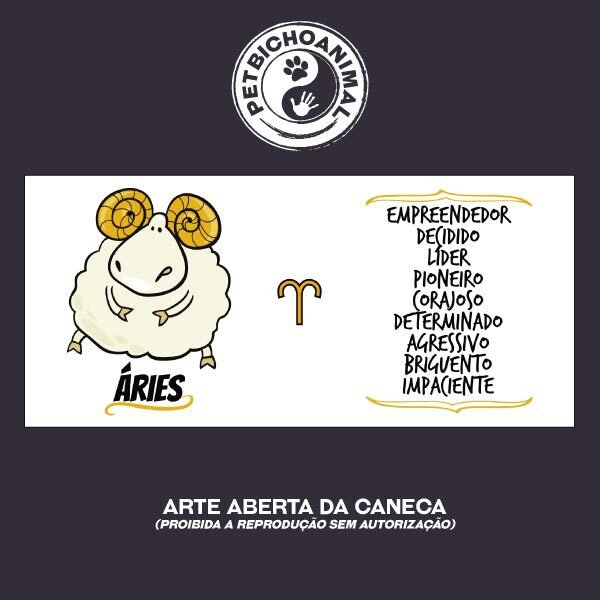 Caneca - Signo Áries 5 Caneca - Signo Áries - Imagem 3
