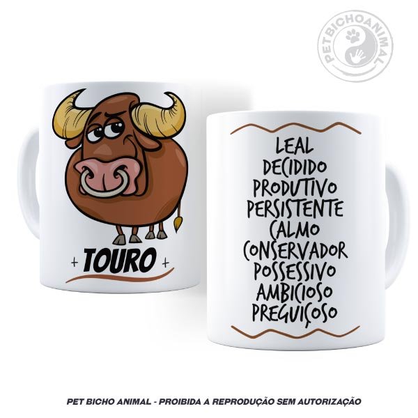 Caneca - Signo Touro 1 Caneca - Signo Touro 2