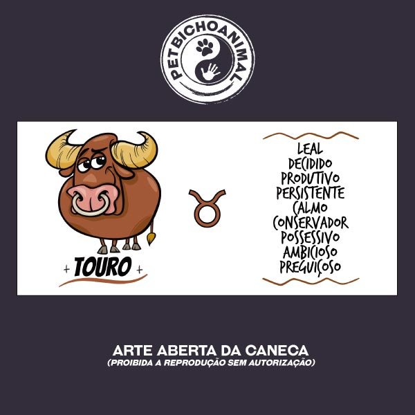 Caneca - Signo Touro 2 Caneca - Signo Touro 3