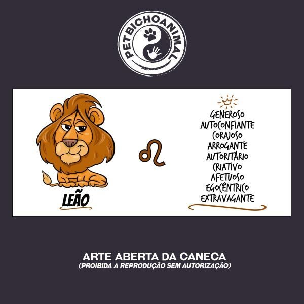 Caneca - Signo Leão 5 Caneca - Signo Leão - Imagem 3