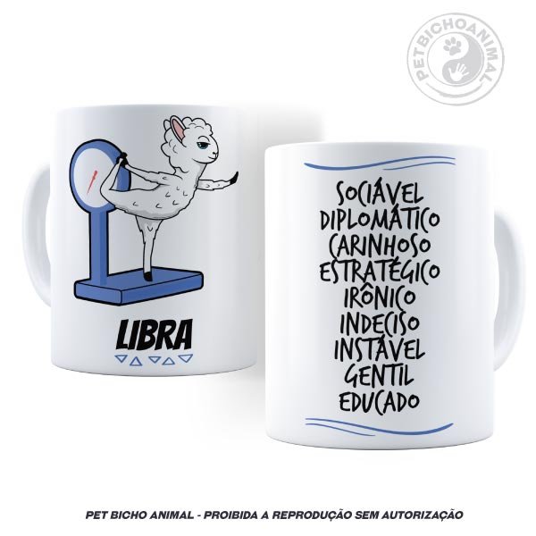 Caneca - Signo Libra 1 Caneca - Signo Libra 2