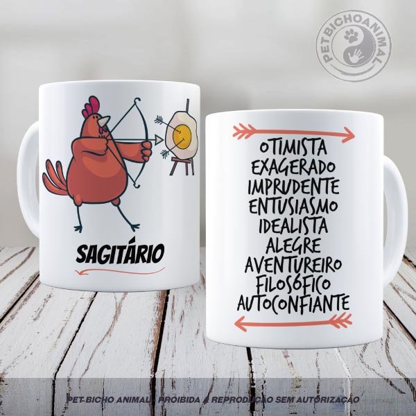 PBACAN-2106150V2A Caneca - Signo Sagitário 1