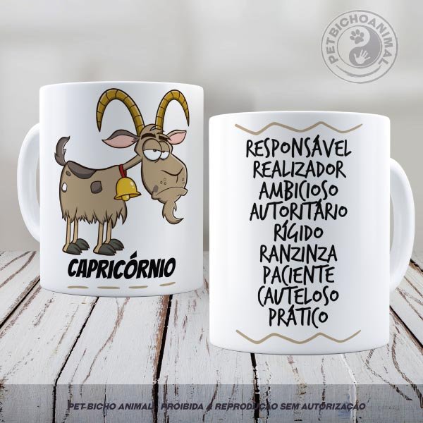 PBACAN-2106151V2A Caneca - Signo Capricórnio 1