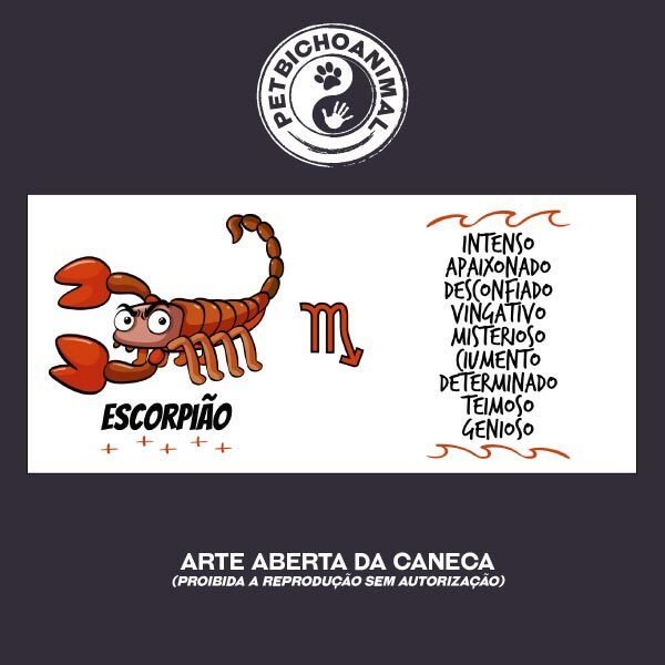 Caneca - Signo Escorpião 5 Caneca - Signo Escorpião - Imagem 3