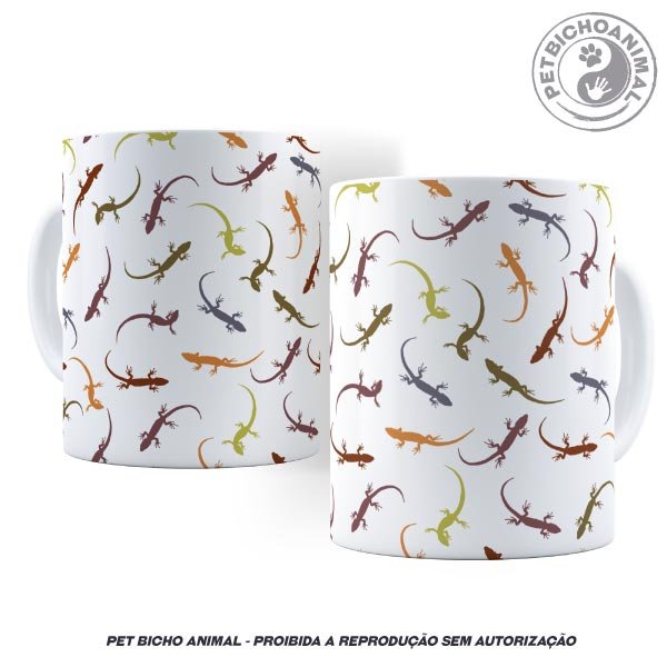 Caneca - Lagartixas Coloridas 2