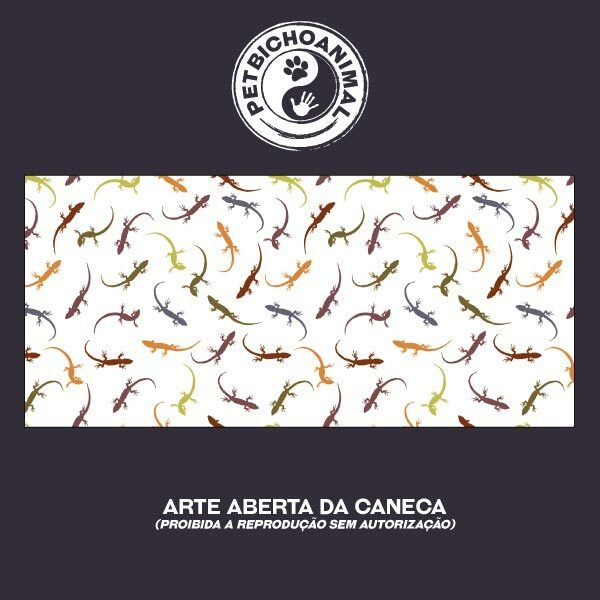 Caneca - Lagartixas Coloridas - Imagem 3