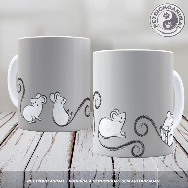 PBACAN-2109162A Caneca - Ratinhos Divertidos 1