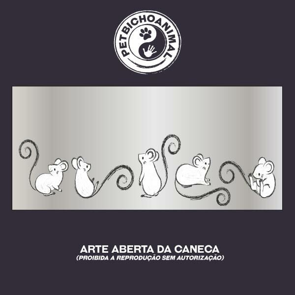 Caneca - Ratinhos Divertidos 5 Caneca - Ratinhos Divertidos - Imagem 3