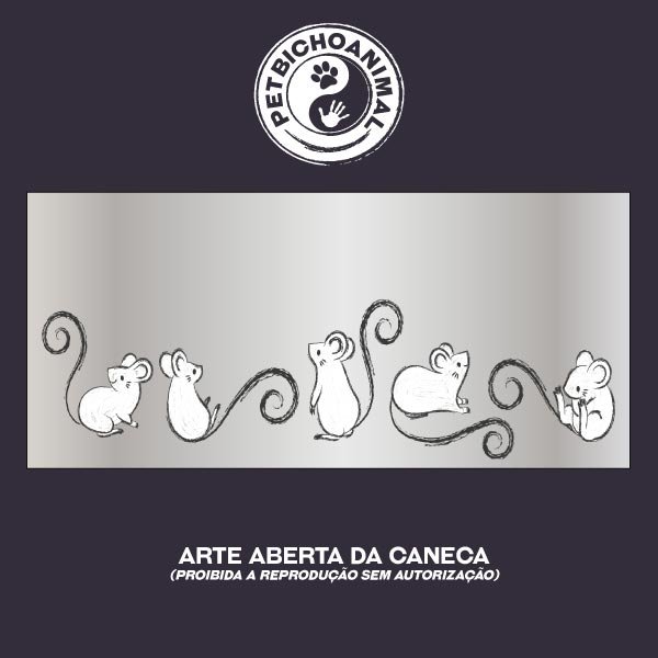 Caneca - Ratinhos Divertidos 2 Caneca - Ratinhos Divertidos 3