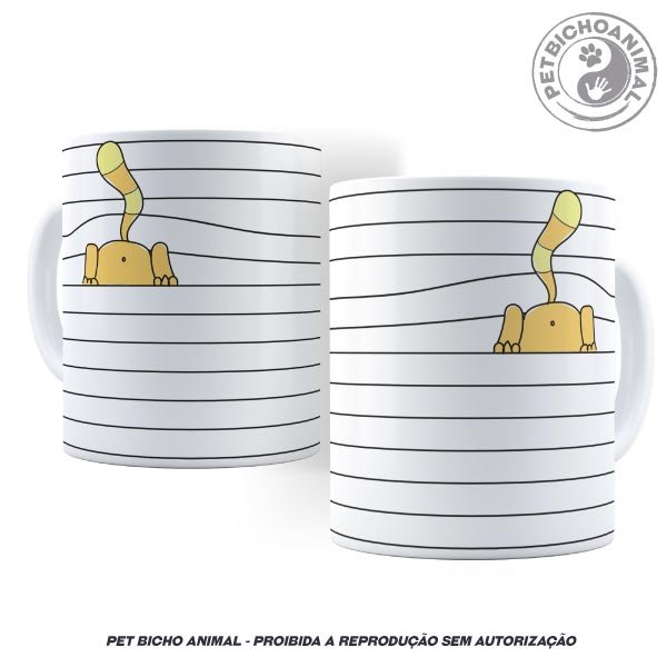 Caneca - Gato Curioso 1 Caneca - Gato Curioso 2