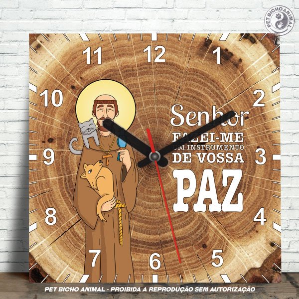 PBAREL2011001A Relógio de Mesa - São Francisco de Assis - Edição Especial 1