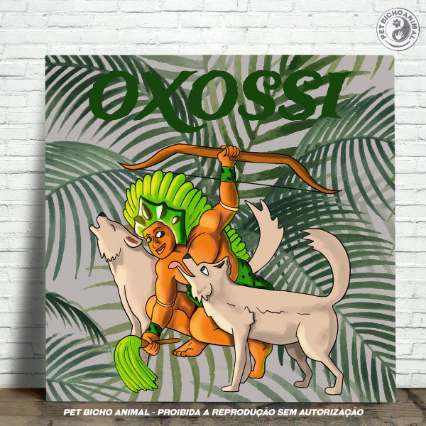 Azulejo Decorativo - Coleção Orixás e os Animais – Oxossi 14