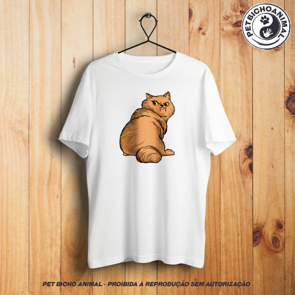 Camiseta - Coleção Pets Divertidos - Cat - Modelo 1