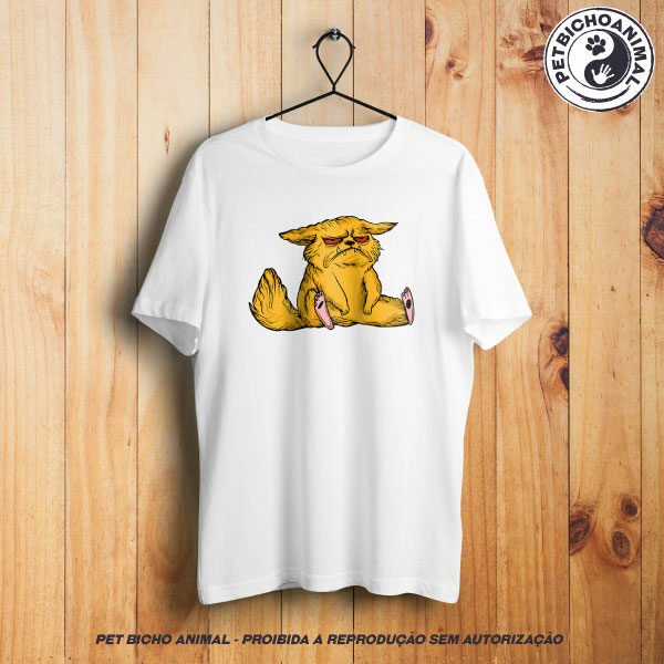 Camiseta - Coleção Pets Divertidos - Cat - Modelo 2