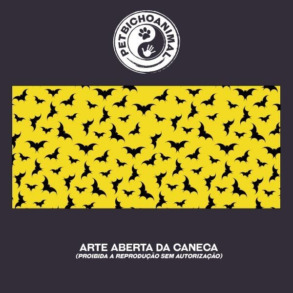 Caneca - Morcegos - Halloween 5 Caneca - Morcegos - Halloween - Imagem 3