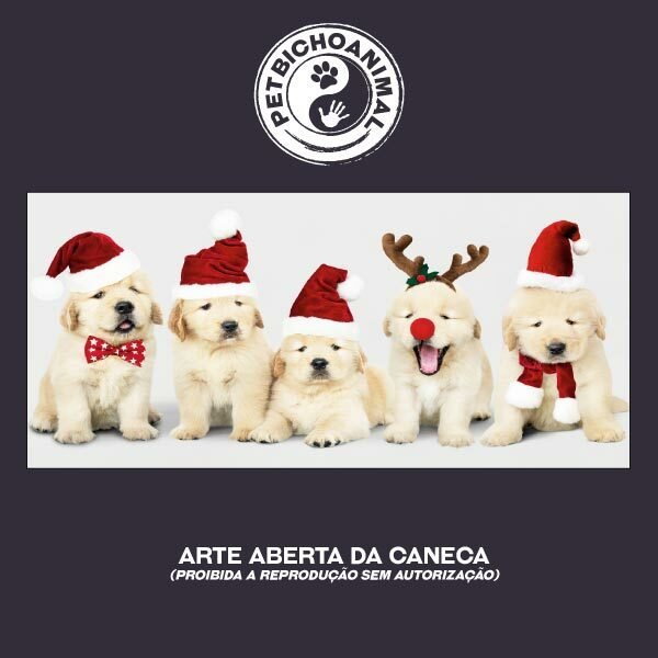 Caneca - Cãezinhos de Natal - Imagem 3