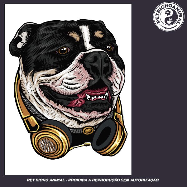 Camiseta - Bulldog Style 2 Camiseta - Bulldog Style 3