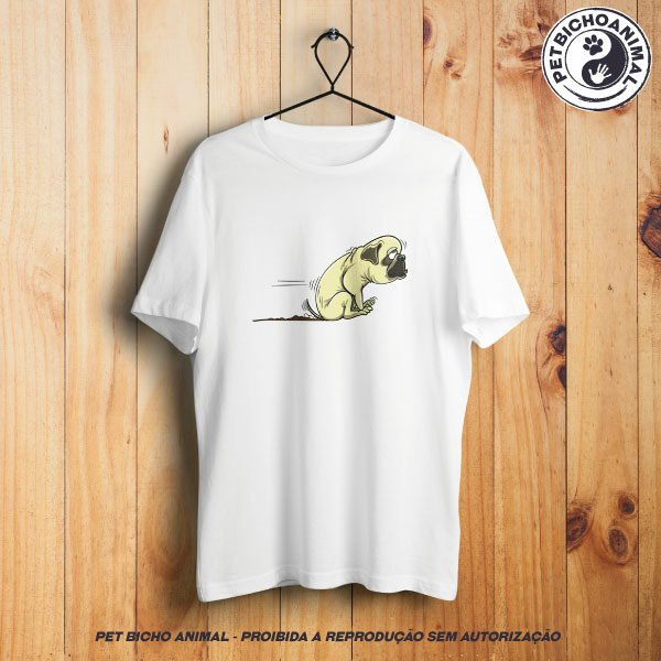 Camiseta - Pug Moonwalk