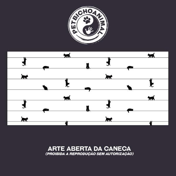 Caneca - Varal de Gatos 5 Caneca - Varal de Gatos - Imagem 3