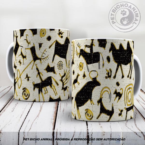 Caneca - Arte Rupestre 1