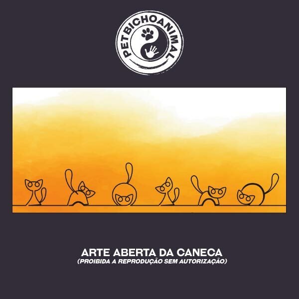 Caneca Gatinhos Rabiscados - Imagem 3