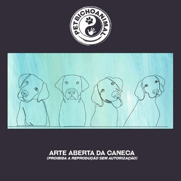 Caneca Cãezinhos Rabiscados 5 Caneca Cãezinhos Rabiscados - Imagem 3