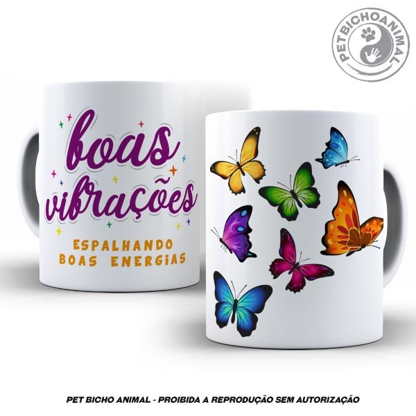 Caneca Boas Vibrações 1 Caneca Boas Vibrações 2
