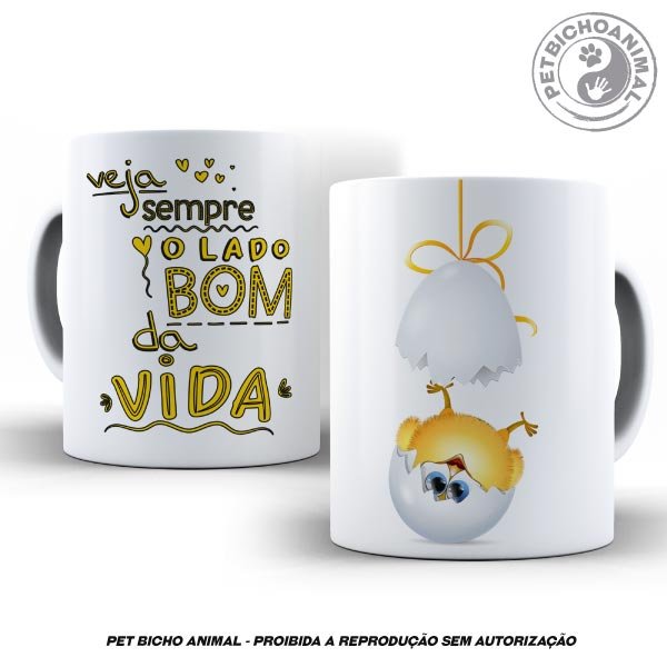 Caneca O Lado Bom da Vida 1 Caneca O Lado Bom da Vida 2