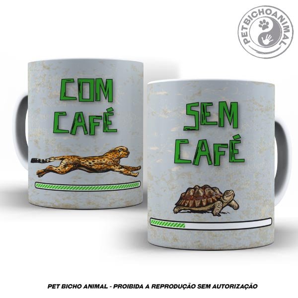 Caneca Velocidade do Café 1 Caneca Velocidade do Café 2