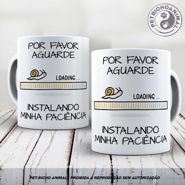 Caneca Instalando a Paciência 1