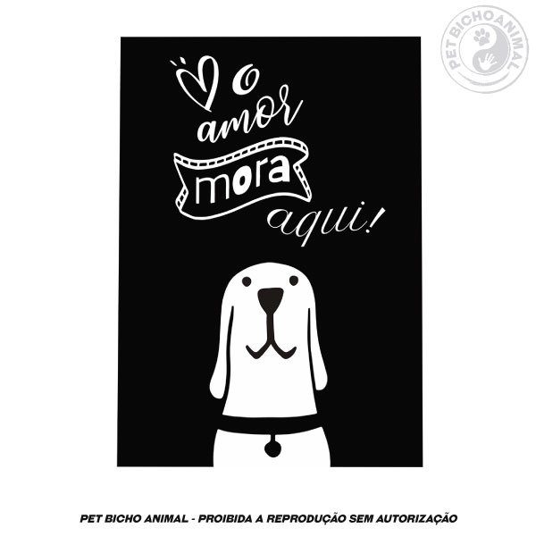 Quadro O Amor Mora Aqui 1 Quadro O Amor Mora Aqui 2