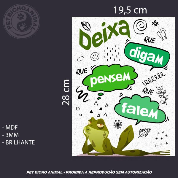 Quadro Deixa Isso Pra Lá! 5 Quadro Deixa Isso Pra Lá! - Imagem 3